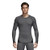 adidas AlphaSkin Sport Heather Tee - Mens Training S Dark Grey Heather-Black