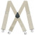 Fasker Mens Suspenders X-Back 2 Wide Adjustable Solid Straight Clip Suspenders