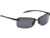 Guideline Eyegear Del Mar Sunglasses  Shiny Black Frame  Deepwater Gray Lens  Medium-Large