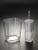 Huang Acrylic Acrylic Lucite Square Trash Garbage Can (brush sold seperately)
