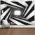 Crannel Big Tapestry  Black White Square Spiral Tapestry 80X60 Inches Wall Thanksgiving Fall Tapestries Hanging for Dorm Room Living Home Decorative