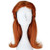 Yan Dream Prestyled Long Wavy Female Halloween Cosplay Party Costume Wig Hair Auburn Brown