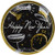 Happy New Year Black Dessert Paper Plates Value Pack - Party Tableware  300 Ct