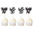 Ercadio Black Glitter Hello 30 Cupcake Toppers Thirty AF Cupcake Picks 30th Birthday Anniversary Retirement Party Cake Decoration Supplies