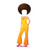 Advanced Graphics Cartoon Disco Dancer Stand-in Life Size Cardboard Cutout Standup