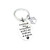 Pet Loss Sympathy Memorial Gift  I Will Hold You in My Heart Until I Can Hold You in Heaven Keychain for Loss of Pet Dog Cats Memorial Sympathy Keepsa