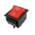 Red Light 4 Pin DPST ON-Off Snap in Rocker Switch 16A-250V 20A-125V AC 28x22mm