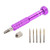 Precision Screwdriver Set  Screwdriver Handle with 5 Precision Bits Eyeglass Glasses Watch Phone Precision Set-Purple-