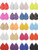 20 Pairs Faux Leather Earrings Lightweight Teardrop Leaf Dangle Earrings Glitter Leather Earrings