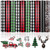 10 Sheets Christmas Buffalo Plaid Heat Transfer Vinyl Leopard Print HTV Vinyl PU Glitter Heat Transfer Vinyl Adhesive Iron-on Vinyl Clothing Patches f