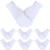 SATINIOR 10 Pairs White Cotton Marching Gloves Formal Tuxedo Guard Parade Gloves