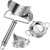 3 Pieces Stainless Steel Dumplings Maker  1 Dumpling Skin Maker 2 Dumpling Molds Chinese Dumpling Cutter Pie Ravioli Empanadas Press Mold Kitchen Acce 3 Pieces Stainless Steel Dumplings Maker  1 Dumpling Skin Maker 2 Dumpling Molds Chinese Dumpling Cutter Pie Ravioli Empanadas Press Mold Kitchen Acce