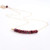 Ruby July Birthstone Red Natural Gemstone Stone14K Gold Fill Necklace Christmas Gift for Her