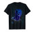 Marvel Black Panther Movie Geo Tech Purple Portrait T-Shirt