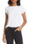 Free People Clare Tee White MD -Womens 8-10-