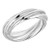 AeraVida Interconnected Puzzle 5 Band -925 Sterling Silver Ring -9-