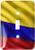 3dRose lsp-178749-1 Flag of Colombia waving in the wind - Single Toggle Switch