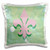 3dRose Fleur De Lis Digital Art - Pillow Case  16 by 16-inch -pc-6465-1-
