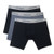 Fruit of the Loom Mens 3-Pack Everlight Boxer Briefs  Black-Gray  Small