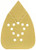 FUGEN Gold 40PCS 120 Grit Mouse Sander Pads for Black Decker Mouse Sander -BDCMS20C  BDEMS600  BDAMX etc- and Porter Cable Mouse Sander Mouse Sandpape