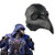 Plague Doctor Bird Mask Halloween Cosplay - Long Nose Beak Steampunk Costume Props Gothic Cosplay Mask Black