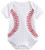 COSLAND Infant Baby Boys Baseball Bodysuit  White  12-18 Months