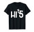 Funny  Hi 5 -High Five- Pun T-shirt- Sarcastic Joke Tee
