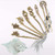 Hair Sticks Women Vintage Bronze Hair Chopstick  Retro Antique Decorative Hair Fork Hair Pins for Women Hair DIY Accessory  Classic Hairpins-13-