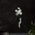CHDHALTD Chinese Hair Stick Vintage Hair Pin Glass Beads Glazed Flower Hair Chopsticks Vintage Tassel Hairpin Hair Styling Hair Making Accessories for