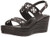 Spring Step Womens MALHUN Wedge Sandal  Black  40 M EU -US 9 US-