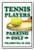 Tennis Player Sign Parking Shoes Ball Racket Team Lessons Instructor Court - Indoor-Outdoor - 20 Tall