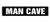 Man CAVE Street Sign Room manroom Garage Funny Signs - Indoor-Outdoor -  36 Wide