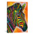 iCanvasART Zebra Canvas Art Print by Dean Russo, 18 by 12-Inch