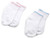 Hanes Big Girls White Ankle Sock -Pack of 6- White Small