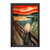 Buyartforless Framed The Scream by Edvard Munch Art Painting Print, 18" x 12", Multicolored