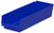 Akro-Mils 30138 18-Inch by 6-Inch by 4-Inch Plastic Nesting Shelf Bin Box, Blue, Case of 12