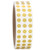 1-4 Metallic Gold Round Color Coding Circle Dot Labels on a Roll  1000 Stickers-25 inch Diameter