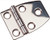 Short Side Door Hinge SS 2 2PK