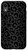 iPhone XR Black Leopard Print Phone Case Black Cheetah Pattern Case
