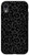iPhone XR Black Leopard Print Phone Case Black Cheetah Pattern Case