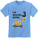 3rd Birthday Bulldozer Construction Party 3 Year Old Boy Toddler Kids T-Shirt 3T California Blue