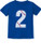 TeeStars - Baseball 2nd Birthday Gift for Two Year Old Toddler Kids T-Shirt 2T Blue