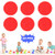 30 Pcs Mark Its Sitting Carpet Spots to Educate Carpet Markers Sitting Spots 4 Rug Circles Marker Dots for Teacher Classroom Student Kid Preschool -