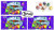 3 PACKS Gumballs With Nerds - 90 COUNT - Individually WRAPPED Gumballs With Classic Nerds Candy