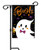Happy Halloween Garden Flag Vertical Double Sized  Spooky Ghost Pumpkin Jack OLantern Black Cat Yard Outdoor Decoration 12-5 x 18 Inch