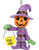 Tree Buddees Adorable Pumpkin Man with Trick or Treat Bag Halloween Ornament