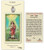 Pewter Saint Agnes of Rome Medal with Laminated Holy Prayer Card
