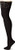 Hanes Womens Plus Size Curves Sheer Lace Thigh High  black  3X-4X