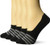 Hanes Womens Ultimate Lightweight Invisible Liner with Vent Sock 4-Pack  black assorted  Shoe Size 5-9