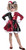 Princess Paradise Girls Dc Harley Quinn Premium Child Dress  Black-Red  Large